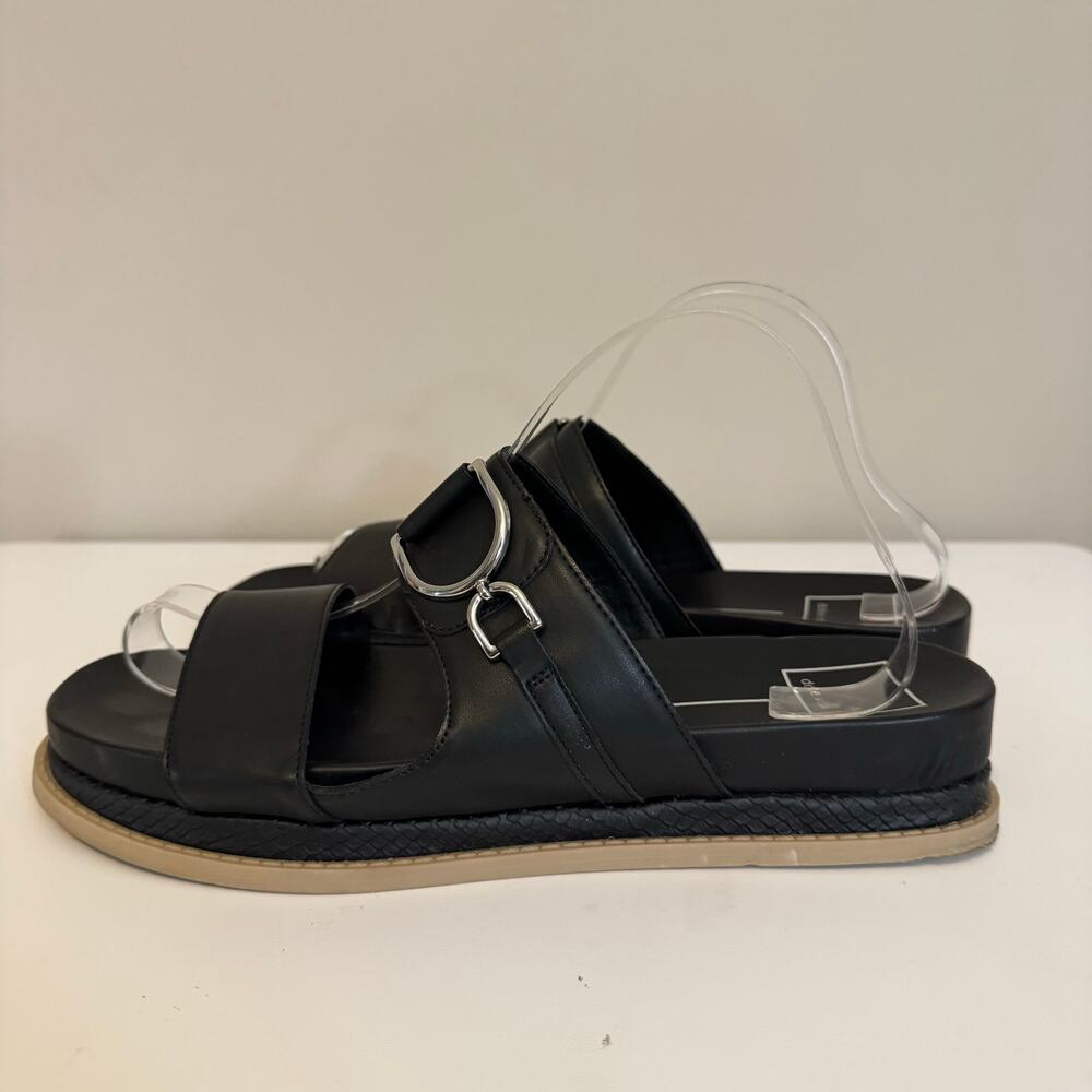 Dolce Vita Slip On Size 9.5 Black Streetwear Outdoor Everyday Casual Modern Edgy - Picture 2 of 8